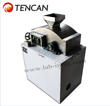 Trituradora de rodillo del doble del corindón de Tencan 1.5KW 300 KGS/Hour para el carbón de la piedra caliza del mineral